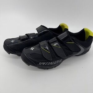 Specialized Riata Wmn Mountain Bike Cycling Shoes Black Neon Yellow Size 10.5